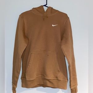 Nike Solo Swoosh Tan Hoodie